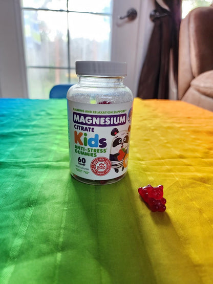Magnesio Citrato Kids® Gomitas Antiestrés – Calma y Sueño Profundo